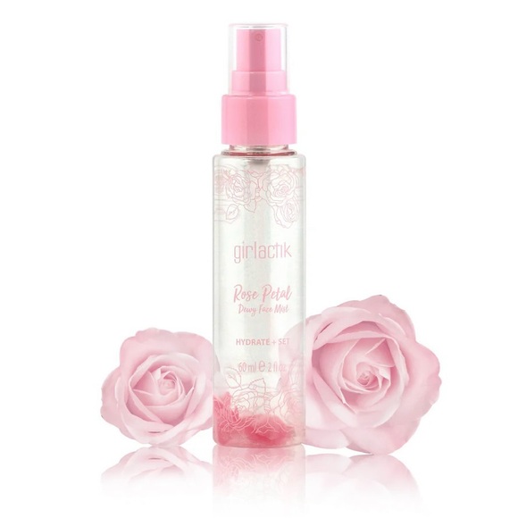 NWOT 🎉 GIRLACTIK Rose Petal Dewy Face Mist - Picture 2 of 3